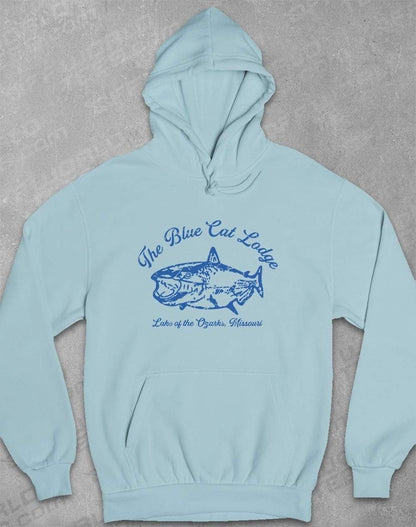 The Blue Cat Lodge Hoodie S / Sky  - Off World Tees