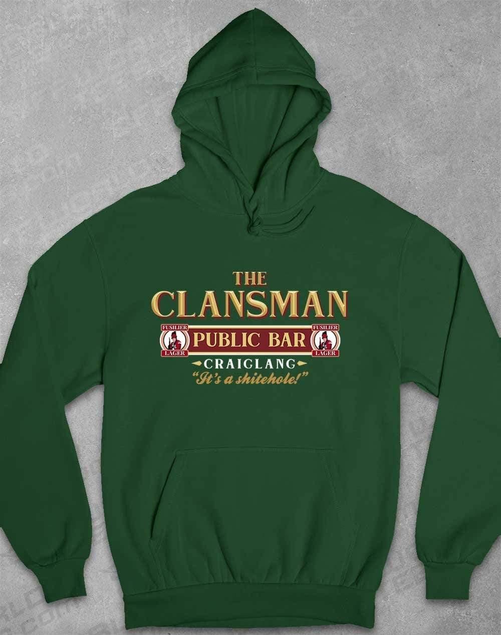 The Clansman Craiglang Hoodie XS / Bottle Green  - Off World Tees