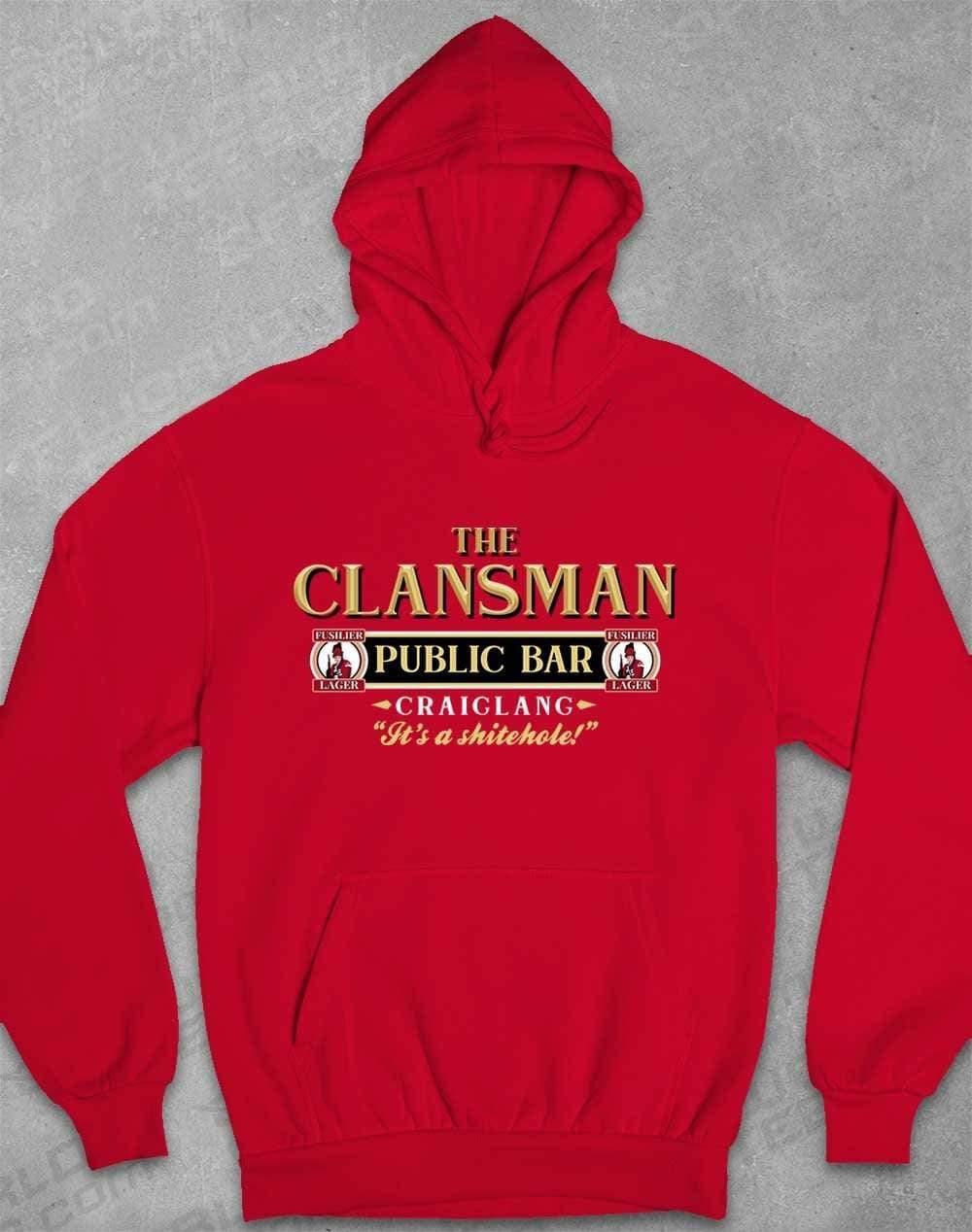 The Clansman Craiglang Hoodie XS / Fire Red  - Off World Tees
