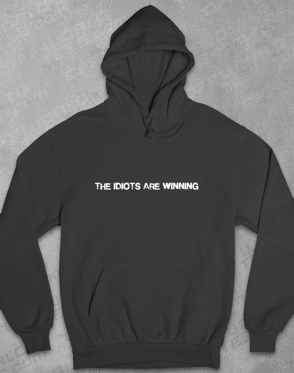 The Idiots Are Winning Hoodie XS / Charcoal  - Off World Tees