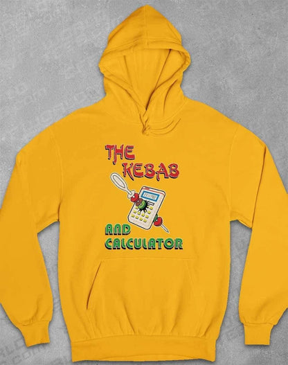 The Kebab and Calculator 1982 Hoodie XS / Gold  - Off World Tees