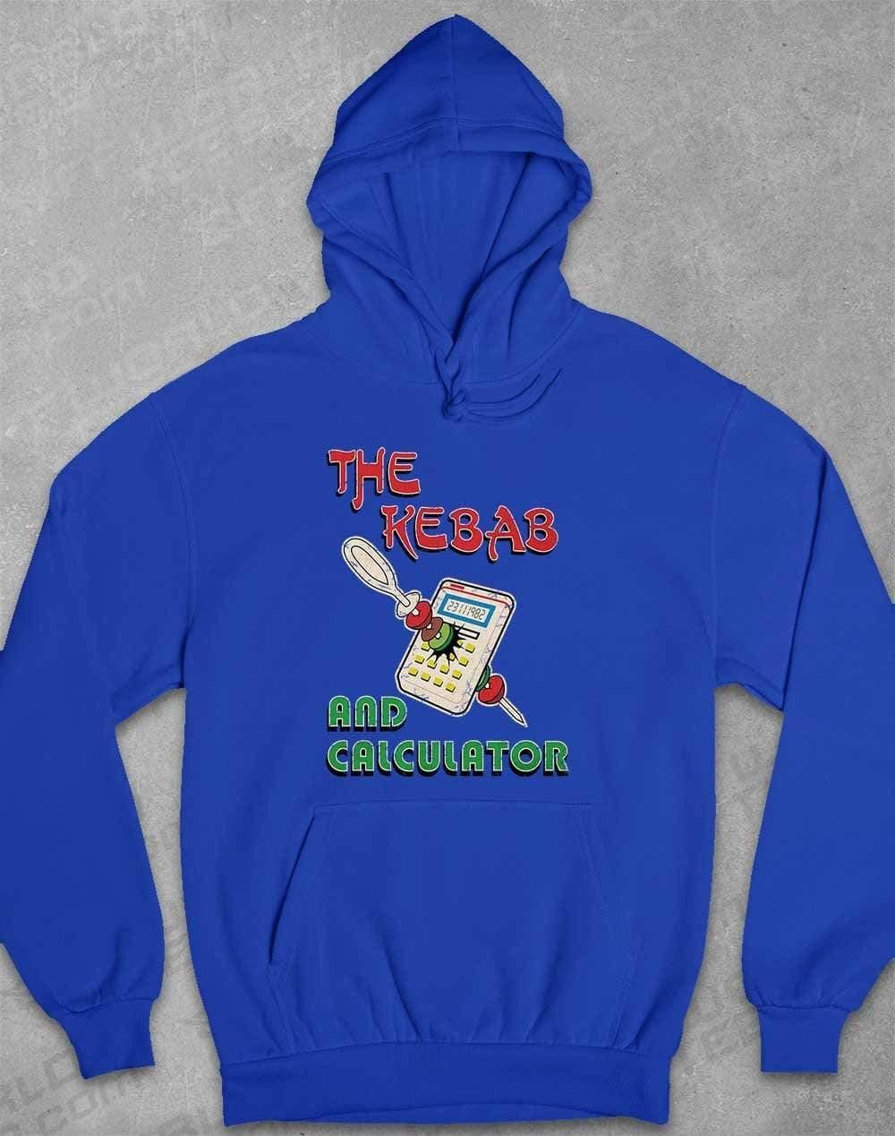 The Kebab and Calculator 1982 Hoodie XS / Royal Blue  - Off World Tees