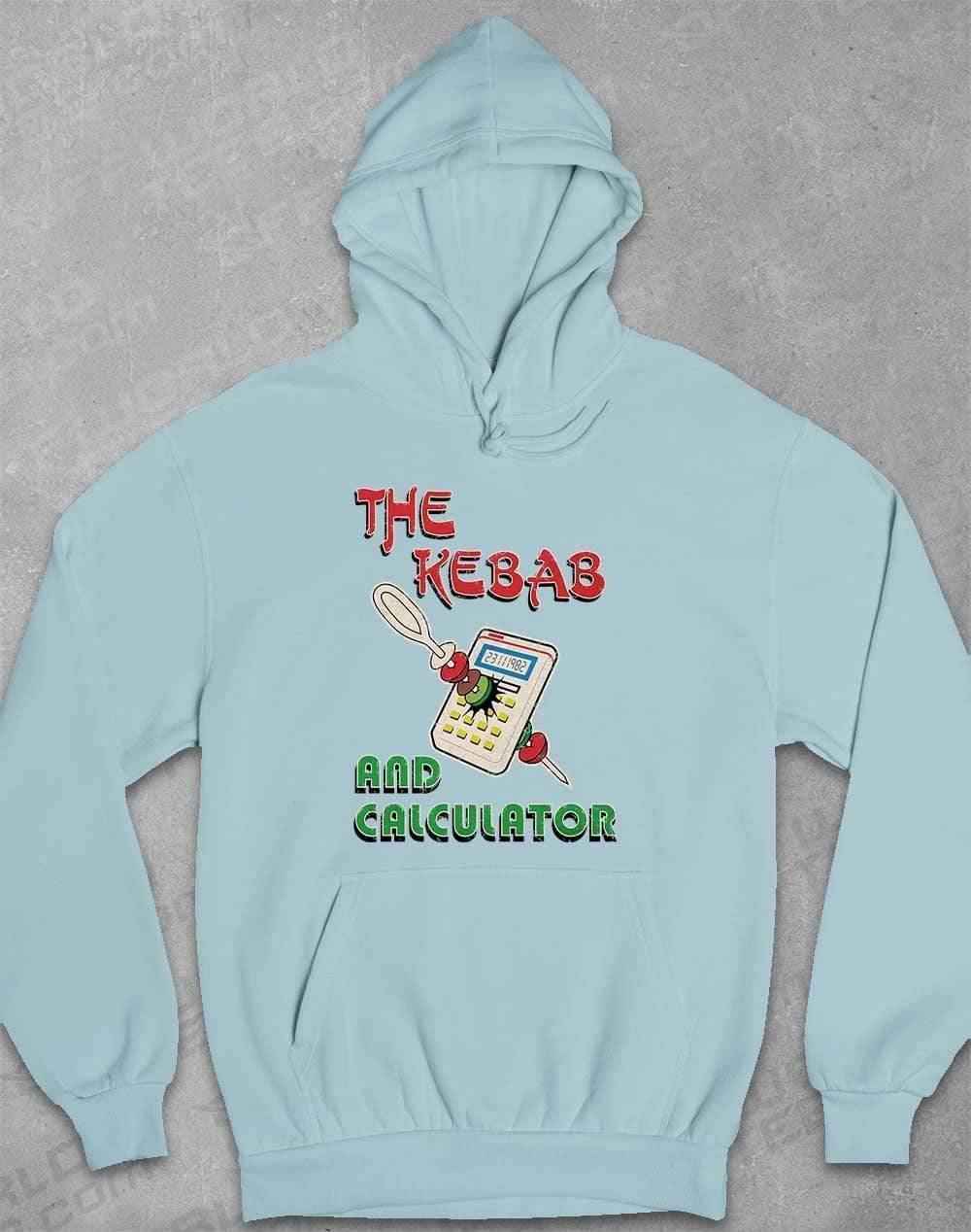 The Kebab and Calculator 1982 Hoodie XS / Sky Blue  - Off World Tees