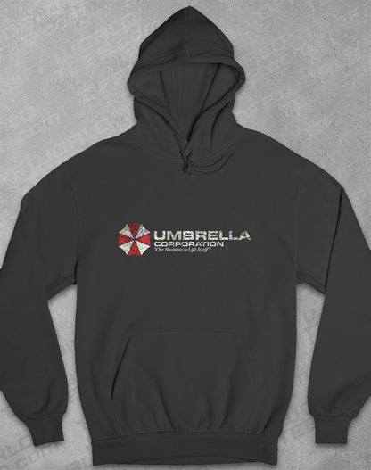 Umbrella Corporation Hoodie S / Charcoal  - Off World Tees