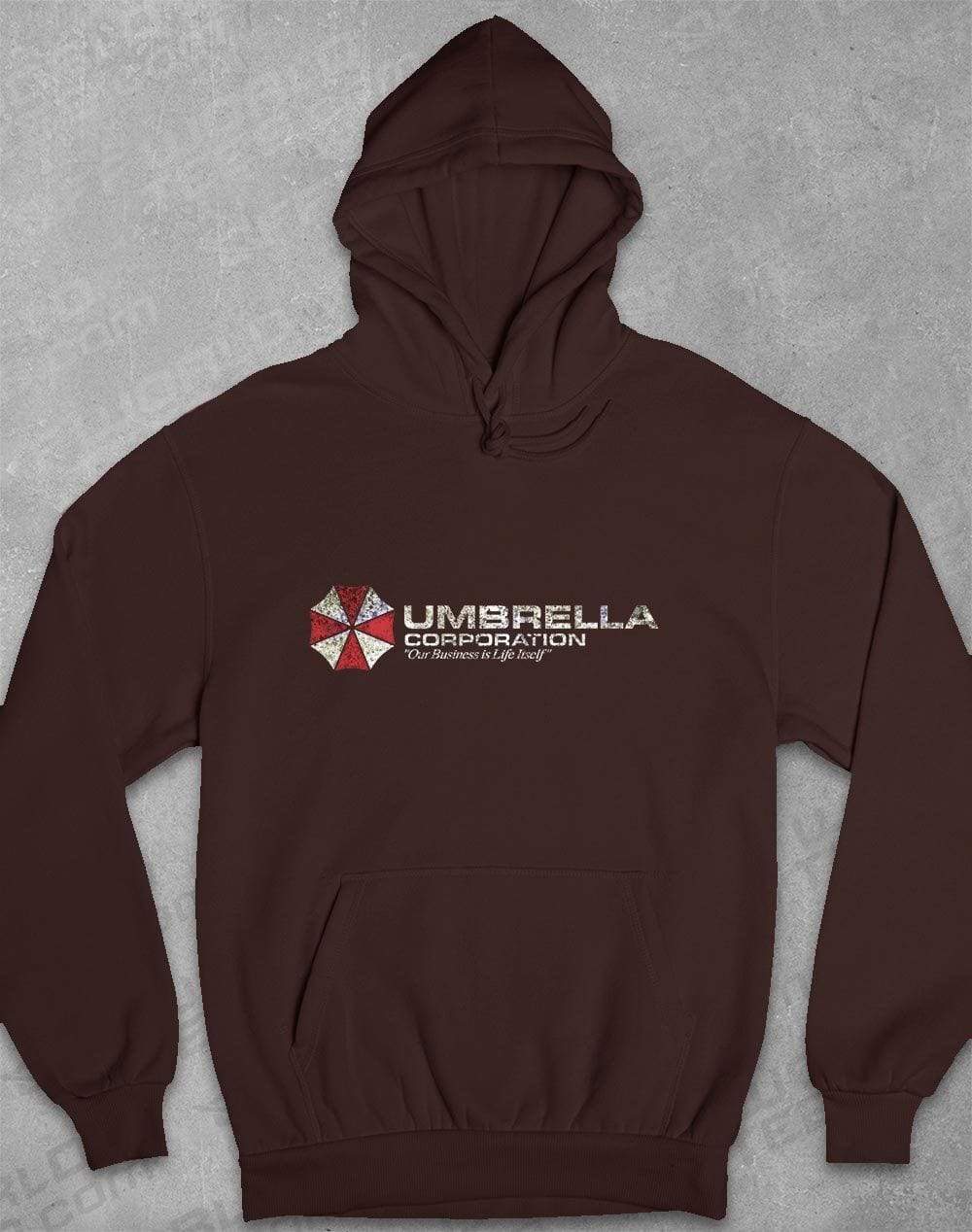 Umbrella Corporation Hoodie S / Hot Chocolate  - Off World Tees