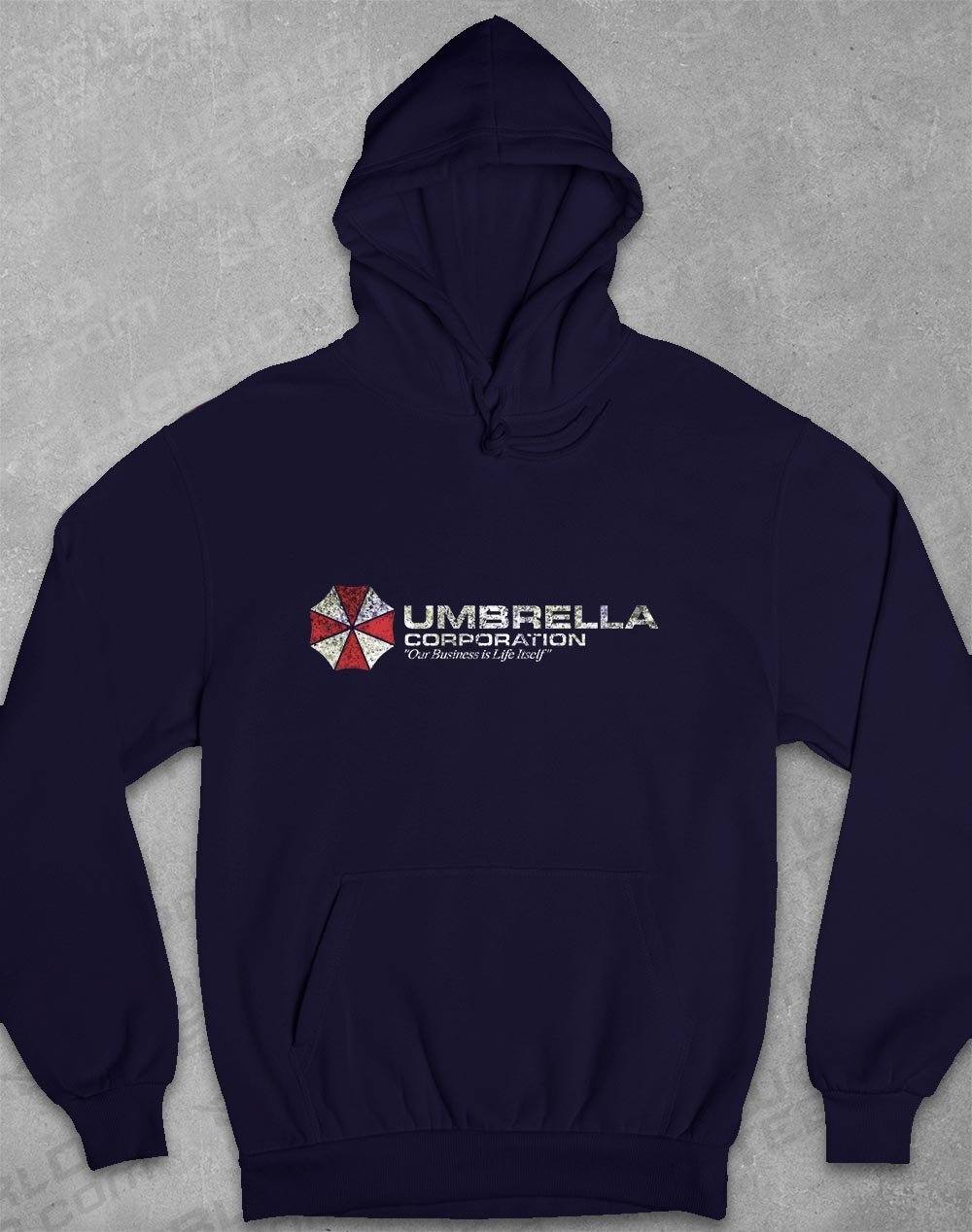 Umbrella Corporation Hoodie S / Oxford Navy  - Off World Tees