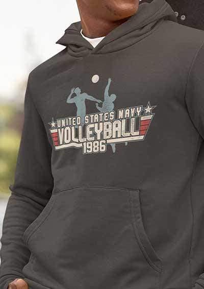 US Navy Volleyball 1986 Hoodie  - Off World Tees
