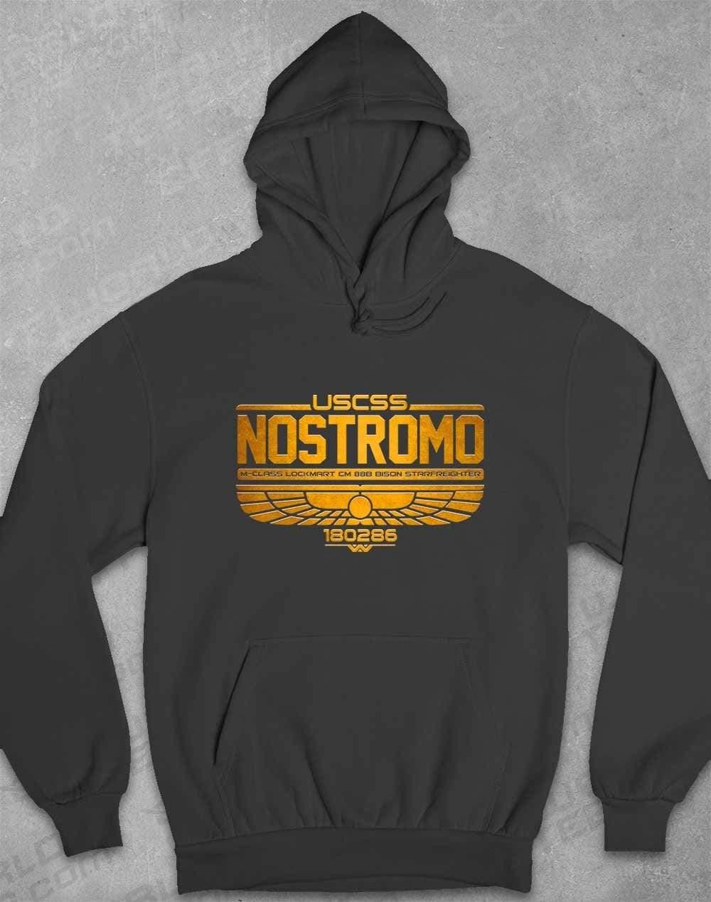 USCSS Nostromo Hoodie XS / Charcoal  - Off World Tees