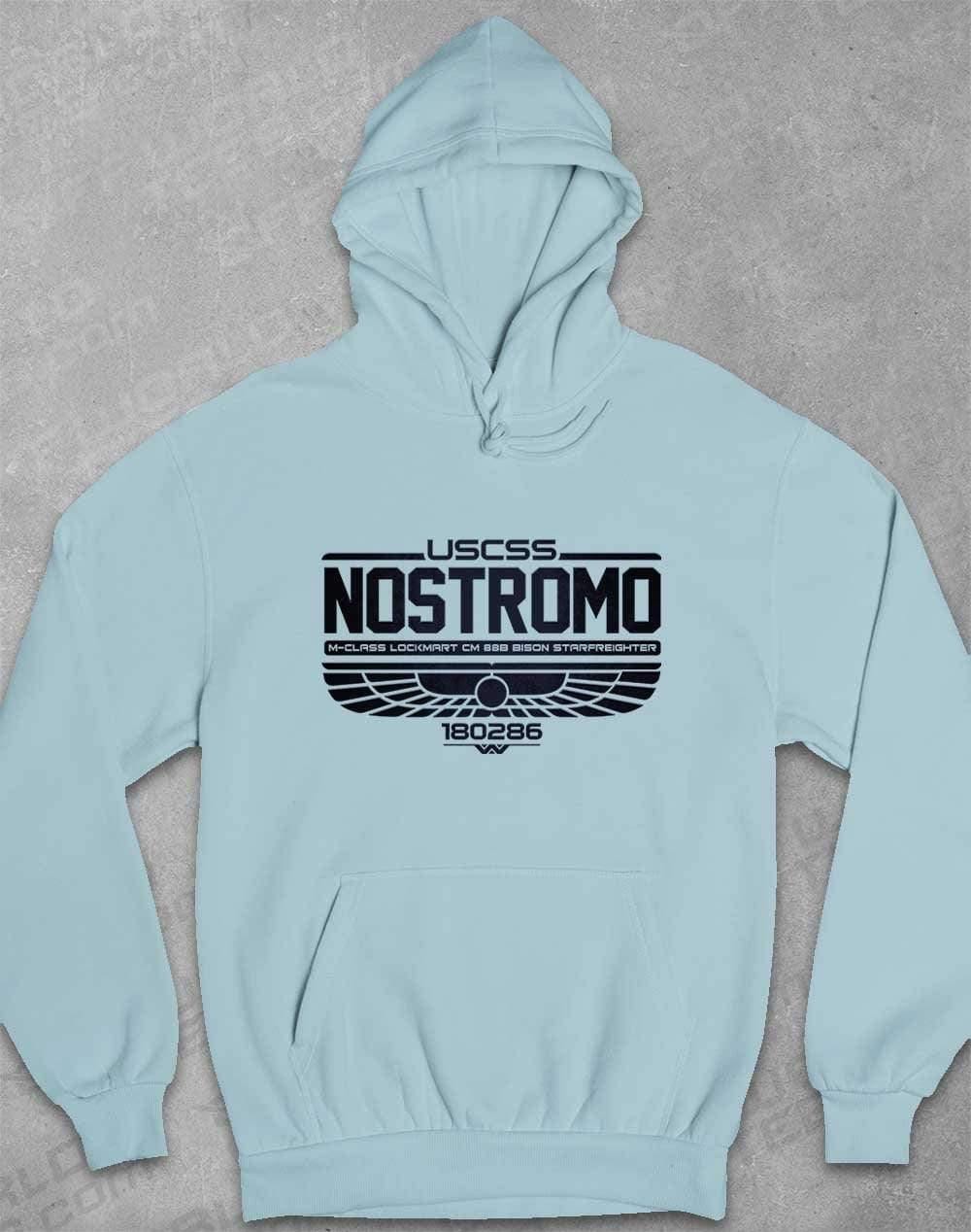 USCSS Nostromo Hoodie XS / Sky Blue  - Off World Tees