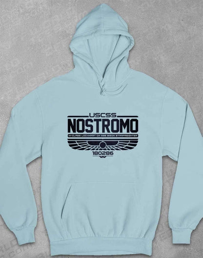 USCSS Nostromo Hoodie XS / Sky Blue  - Off World Tees