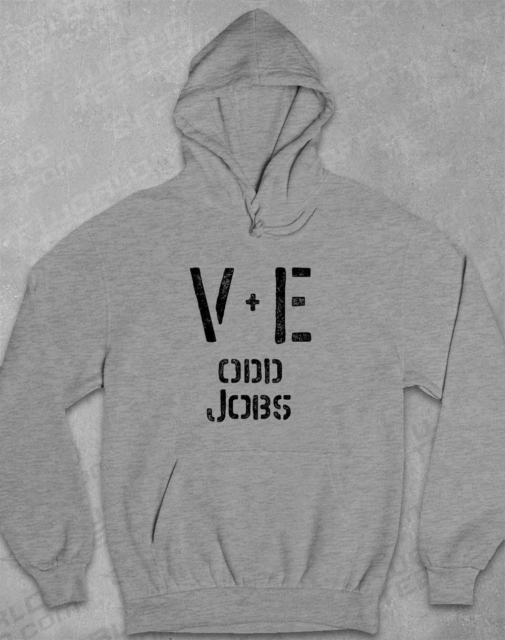 Val and Earl's Odd Jobs Hoodie XS / Heather Grey  - Off World Tees