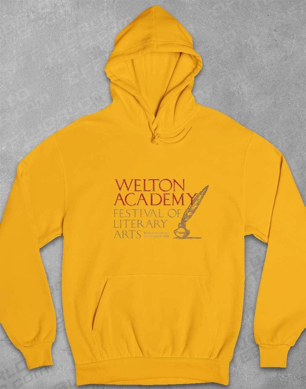 Welton Academy Hoodie XS / Gold  - Off World Tees