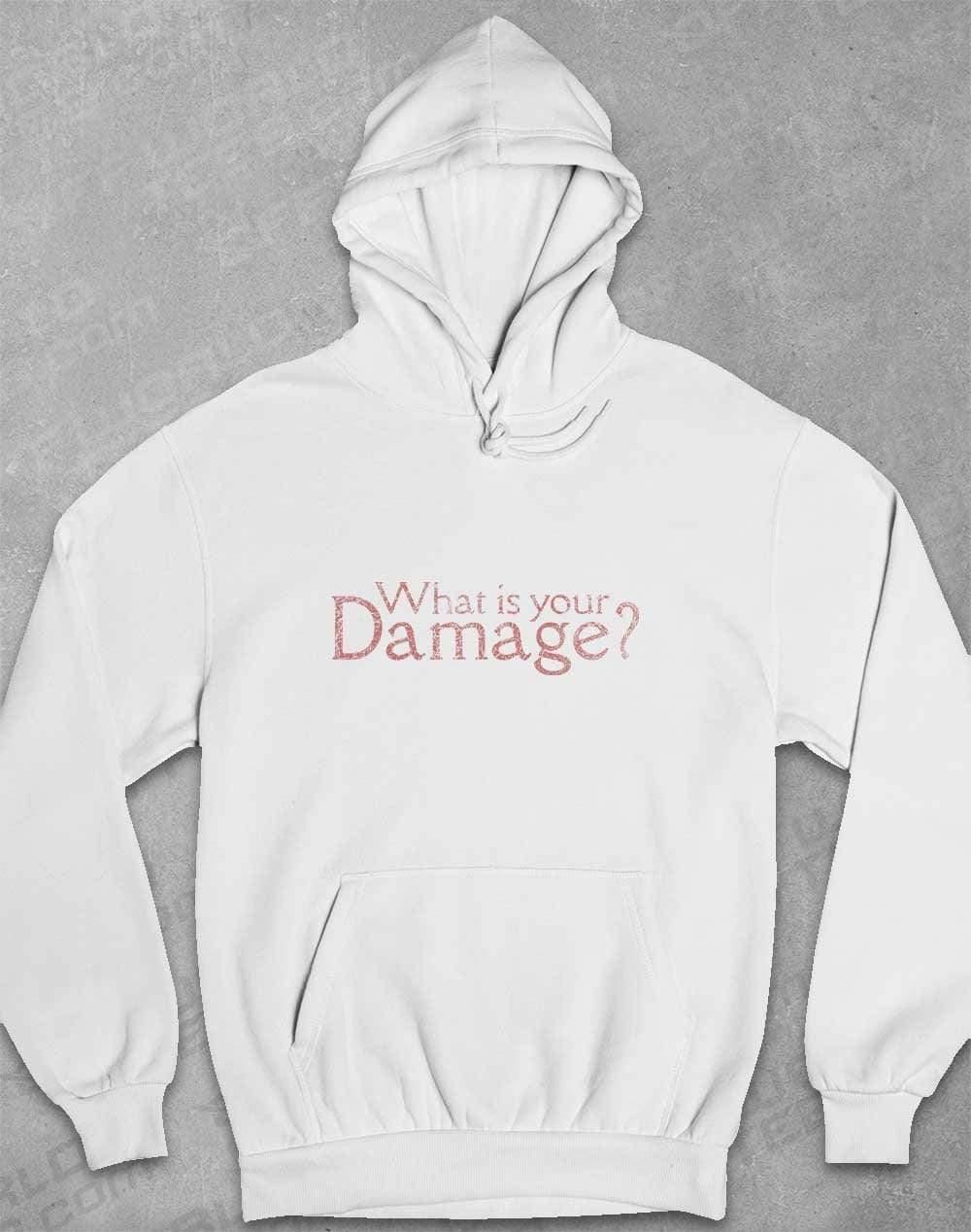 What is your Damage Hoodie XS / Arctic White  - Off World Tees