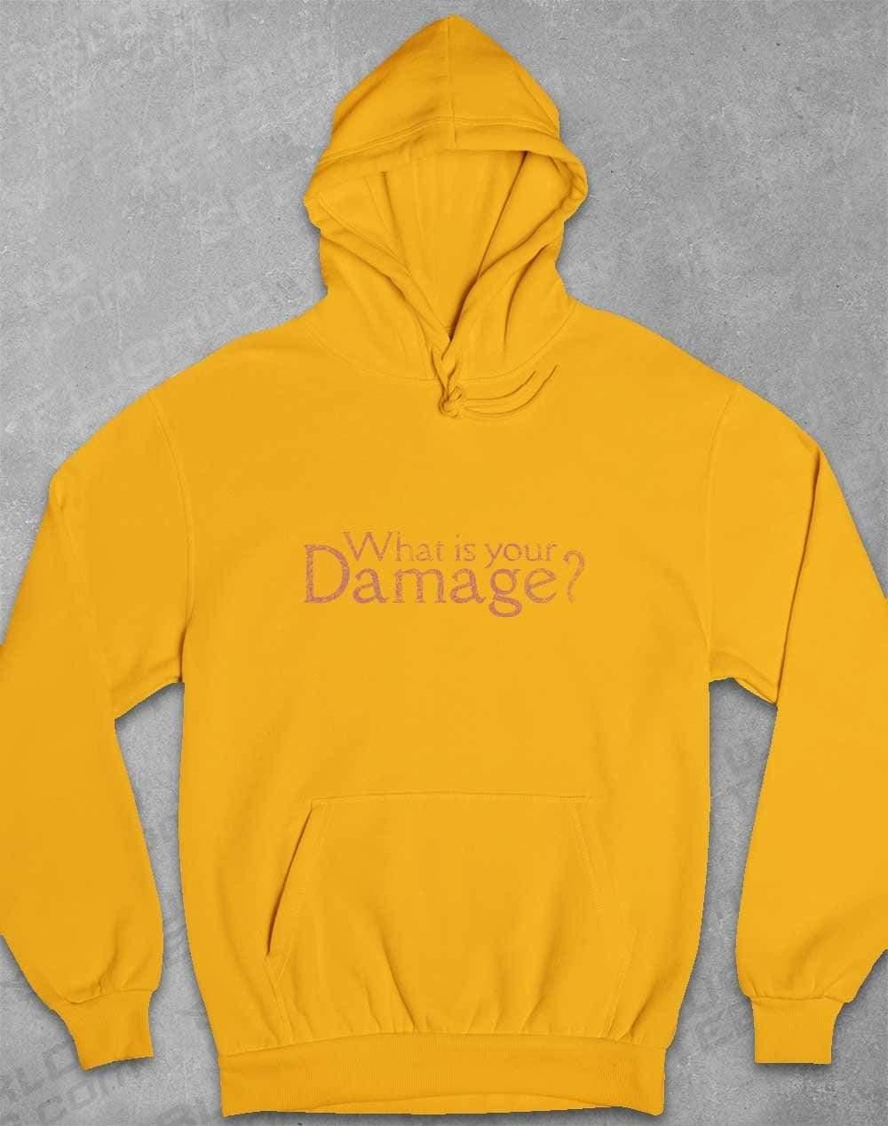 What is your Damage Hoodie XS / Gold  - Off World Tees