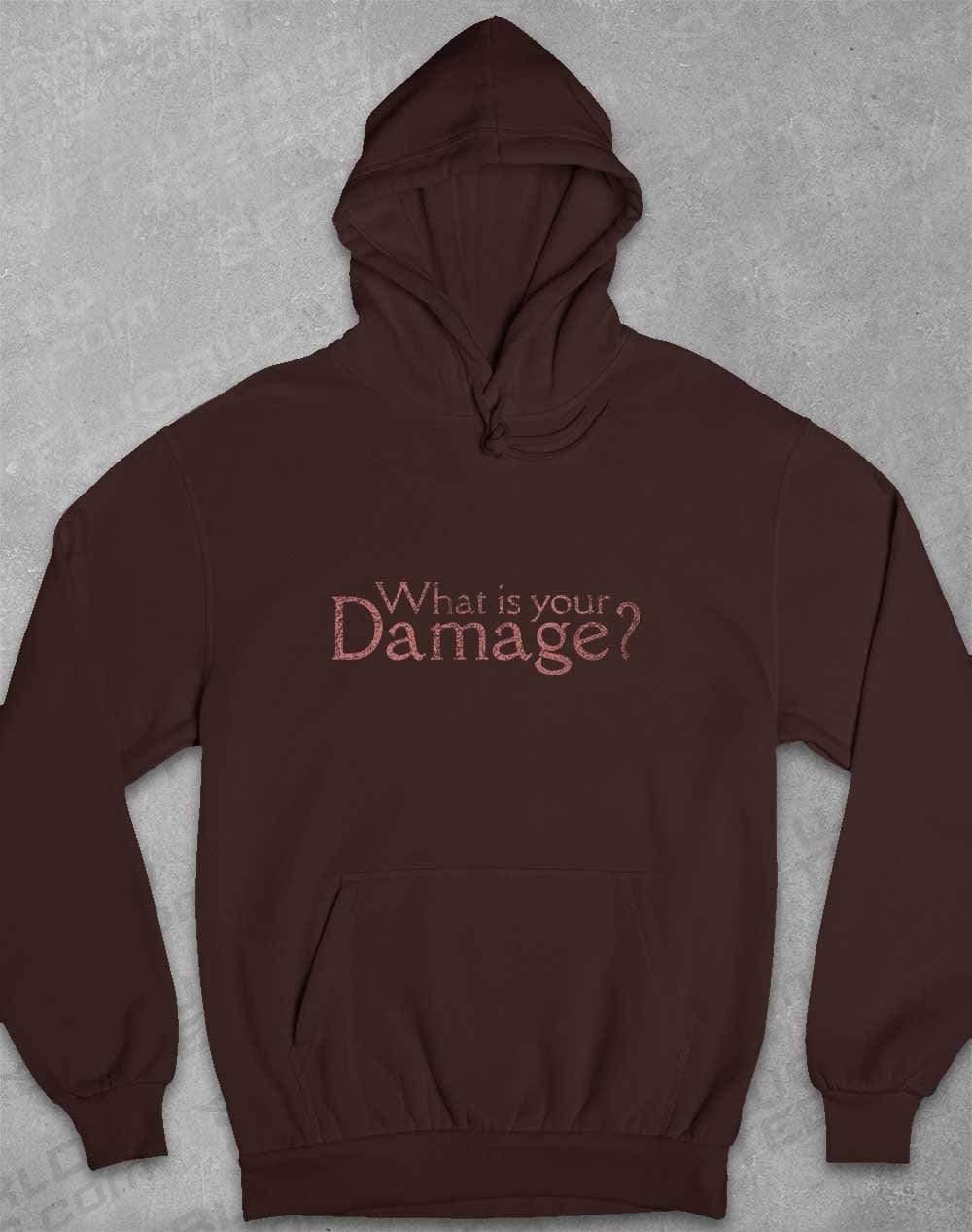 What is your Damage Hoodie XS / Hot Chocolate  - Off World Tees