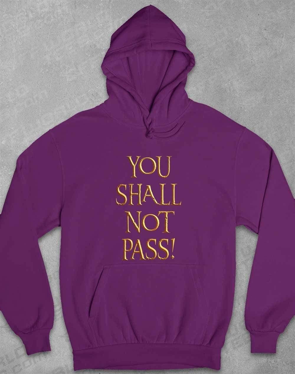 You Shall Not Pass Hoodie XS / Plum  - Off World Tees