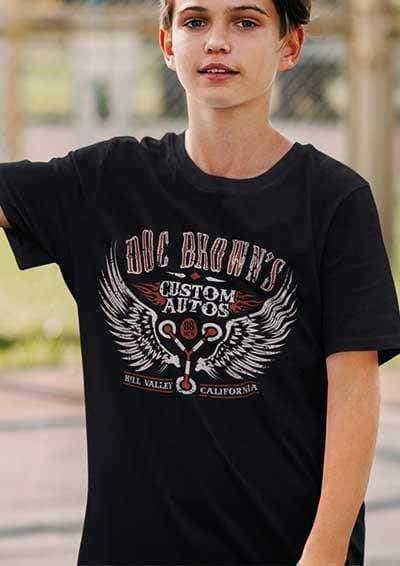 Doc Brown's Custom Autos Kids T-Shirt  - Off World Tees