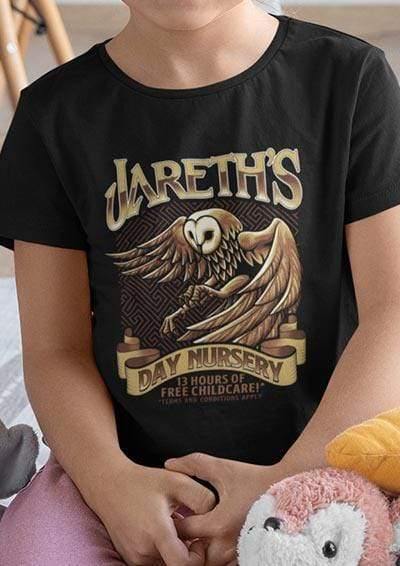 Jareth's Day Nursery Kids T-Shirt  - Off World Tees