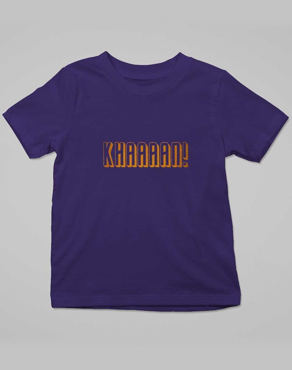 KHAAAAAN Kids T-Shirt 3-4 years / Navy  - Off World Tees
