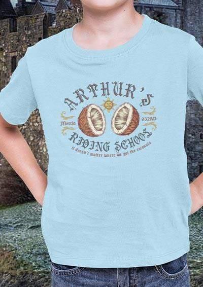 King Arthur's Riding School Kids T-Shirt  - Off World Tees