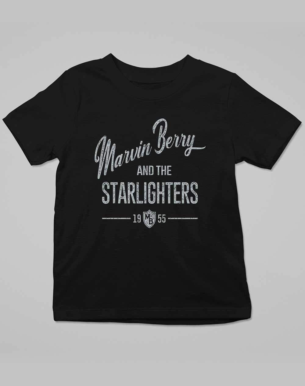 Marvin Berry and the Starlighters Kids T-Shirt 3-4 years / Deep Black  - Off World Tees