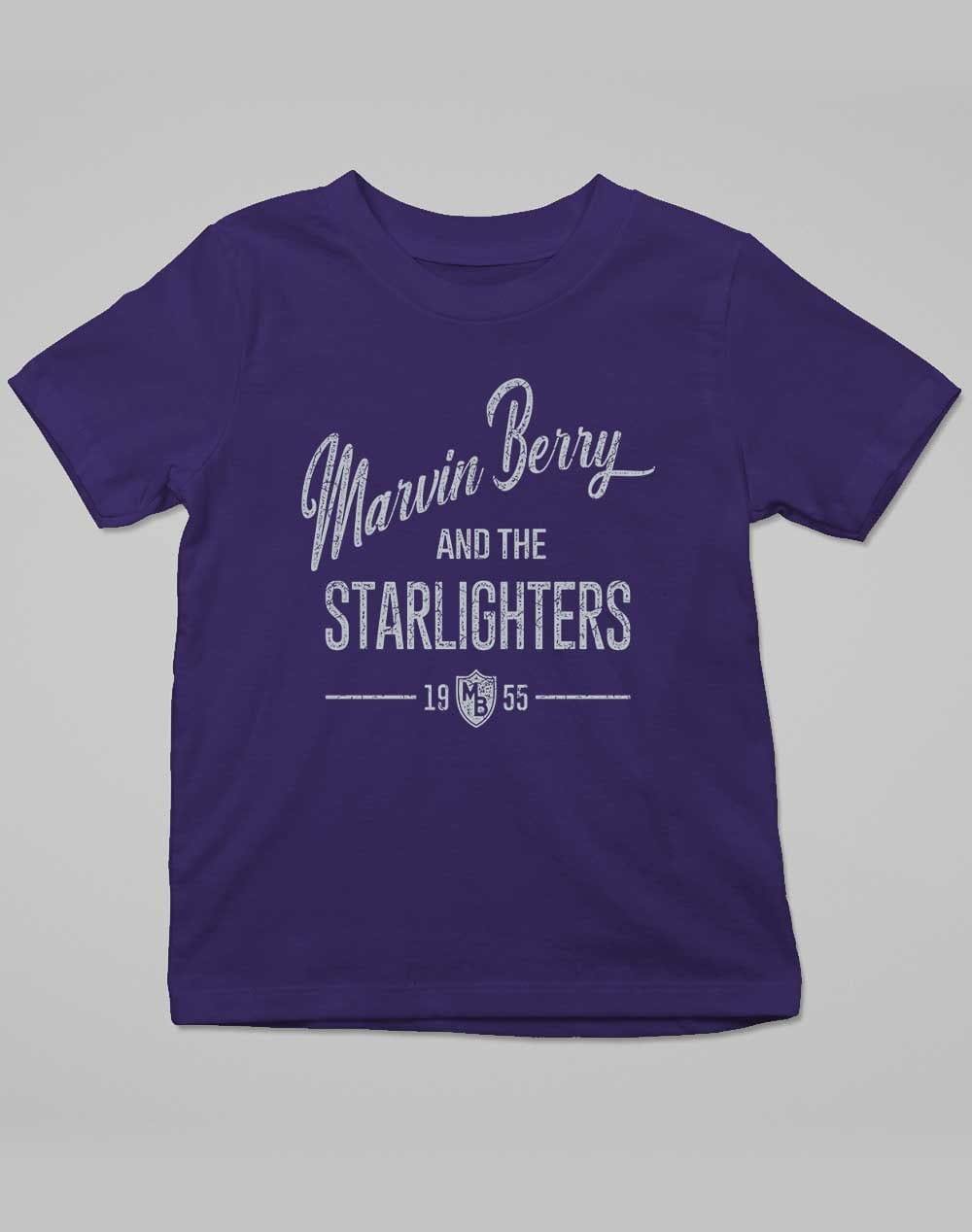 Marvin Berry and the Starlighters Kids T-Shirt 3-4 years / Navy  - Off World Tees