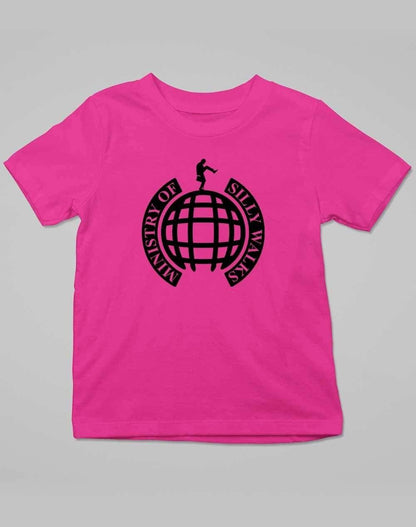 Ministry of Silly Walks Kids T-Shirt 3-4 years / Orchid Pink  - Off World Tees