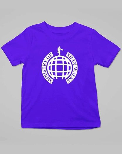 Ministry of Silly Walks Kids T-Shirt 3-4 years / Royal Blue  - Off World Tees