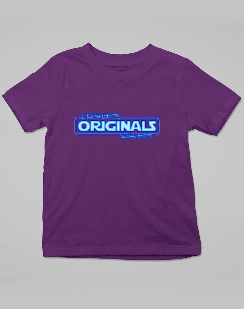 Originals FTW - Kids T-Shirt 3-4 years / Dark Purple  - Off World Tees