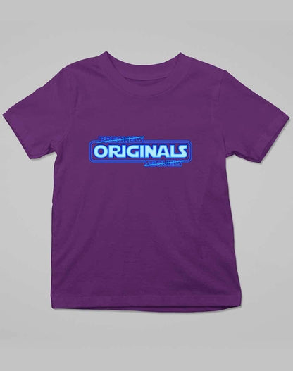 Originals FTW - Kids T-Shirt 3-4 years / Dark Purple  - Off World Tees