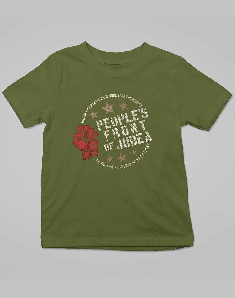 People's Front of Judea Kids T-Shirt 3-4 years / Army  - Off World Tees