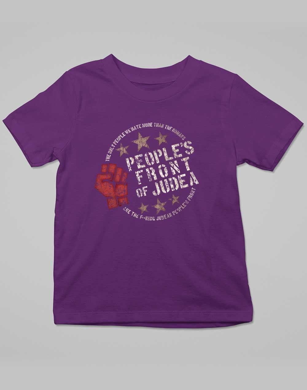 People's Front of Judea Kids T-Shirt 3-4 years / Dark Purple  - Off World Tees