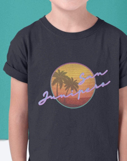 San Junipero 80s Neon Kids T-Shirt  - Off World Tees