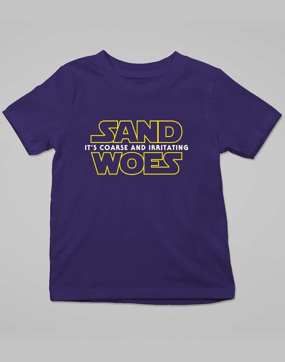 Sand Woes - Kids T-Shirt 3-4 years / Navy  - Off World Tees