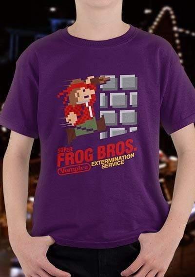 Super Frog Bros Kids T-Shirt  - Off World Tees
