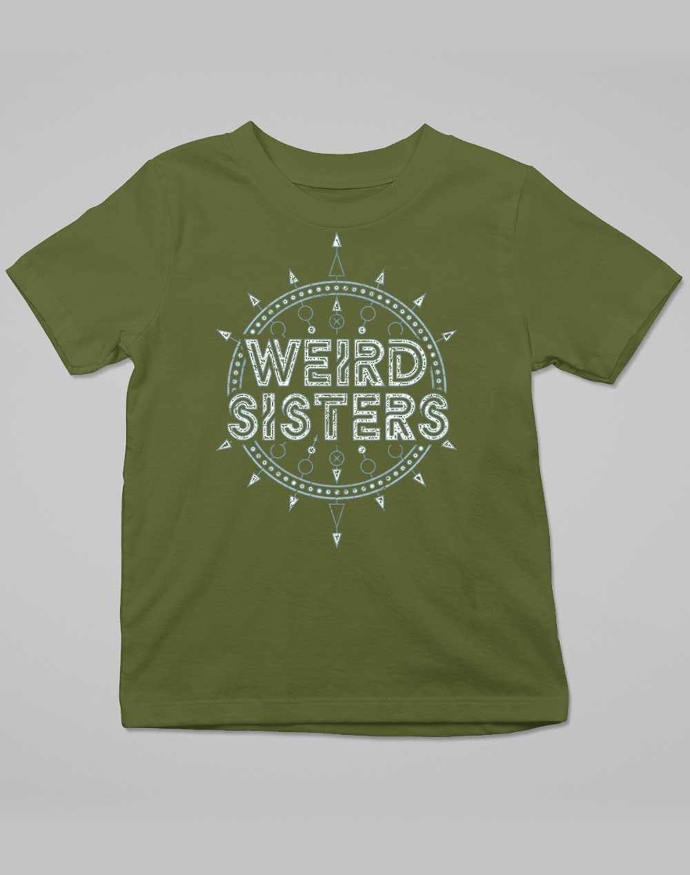 Weird Sisters Band Logo Kids T-Shirt 3-4 years / Army  - Off World Tees