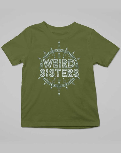 Weird Sisters Band Logo Kids T-Shirt 3-4 years / Army  - Off World Tees