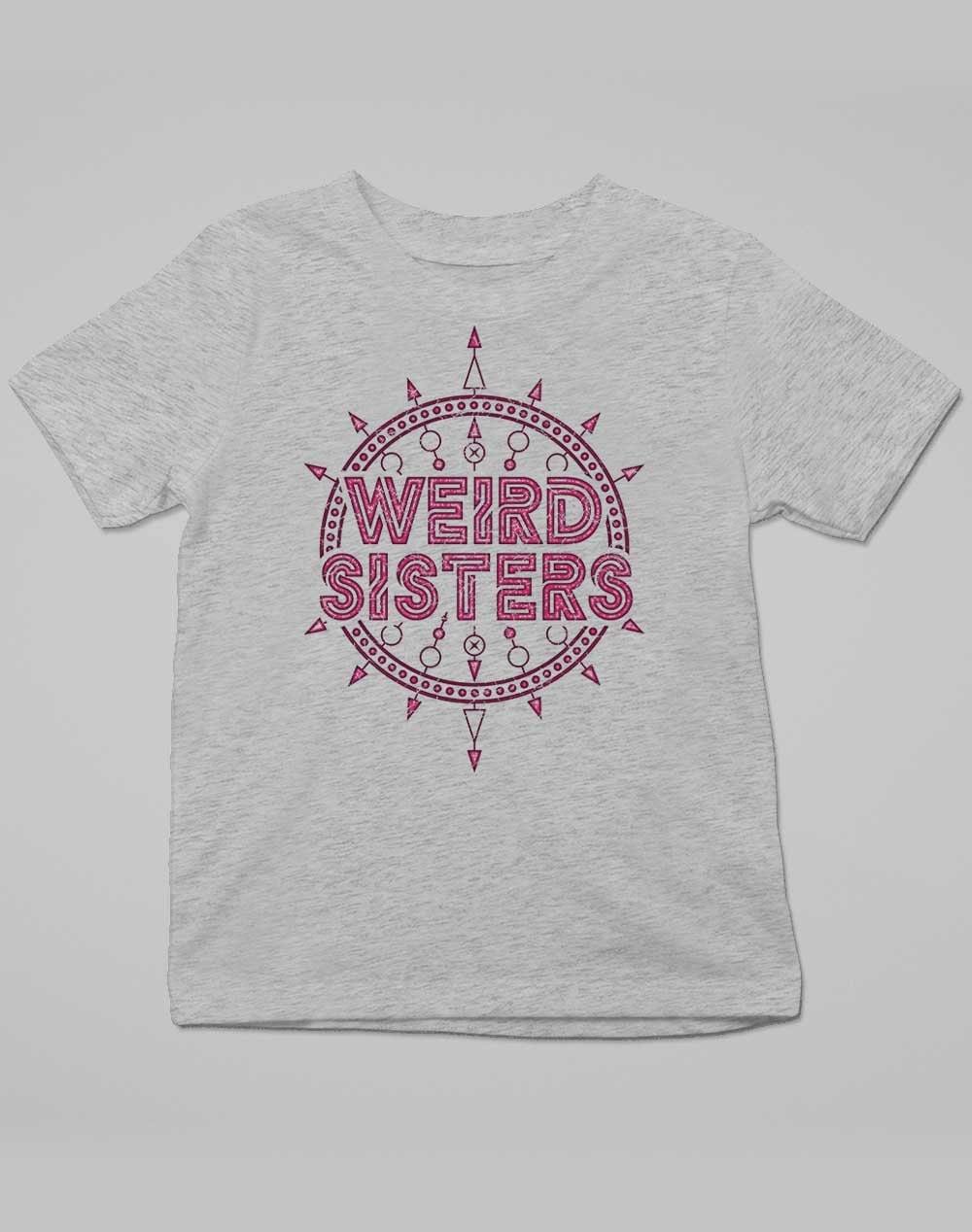 Weird Sisters Band Logo Kids T-Shirt 3-4 years / Grey Marl  - Off World Tees