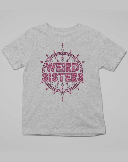 Weird Sisters Band Logo Kids T-Shirt 3-4 years / Grey Marl  - Off World Tees