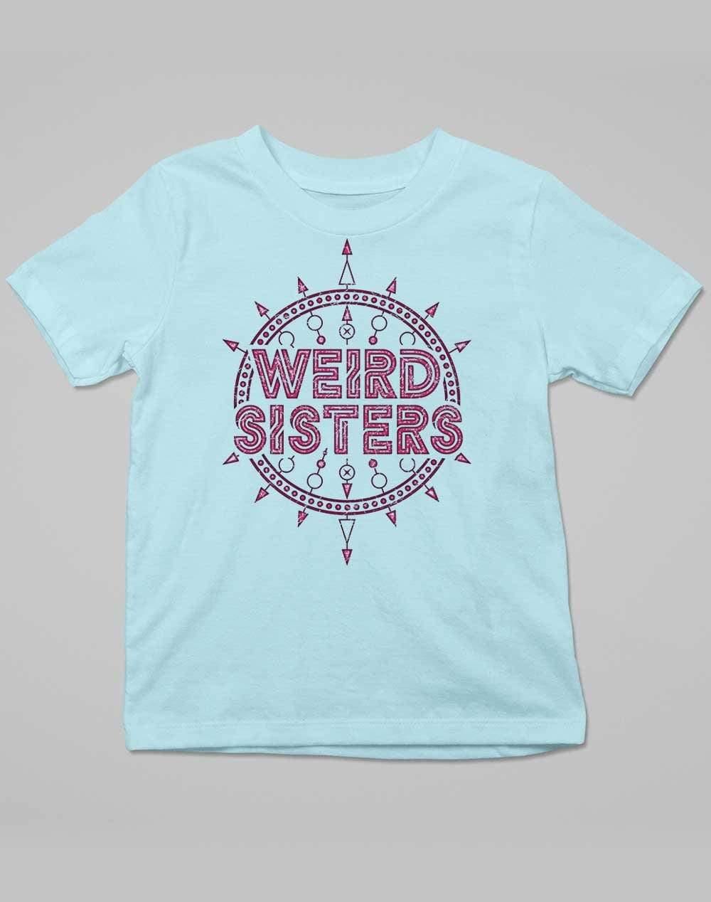 Weird Sisters Band Logo Kids T-Shirt 3-4 years / Sky Blue  - Off World Tees