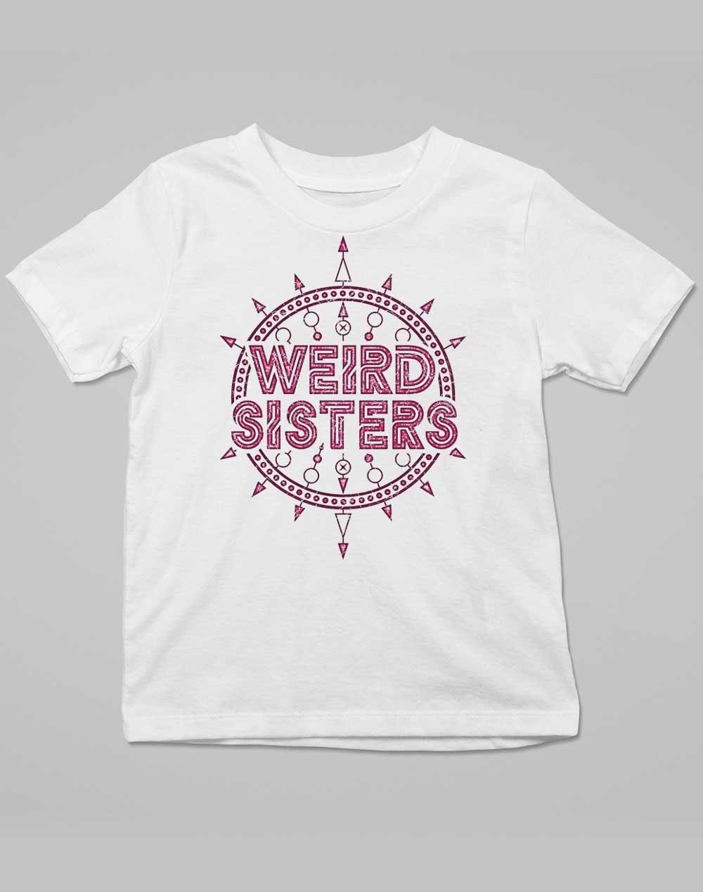 Weird Sisters Band Logo Kids T-Shirt 3-4 years / White  - Off World Tees