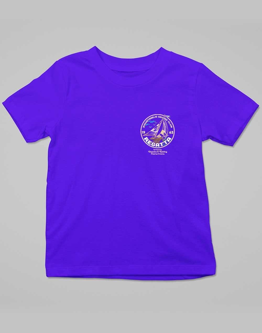 Zihuatanejo Sailing Regatta 1963 Kids T-Shirt 3-4 years / Royal Blue  - Off World Tees