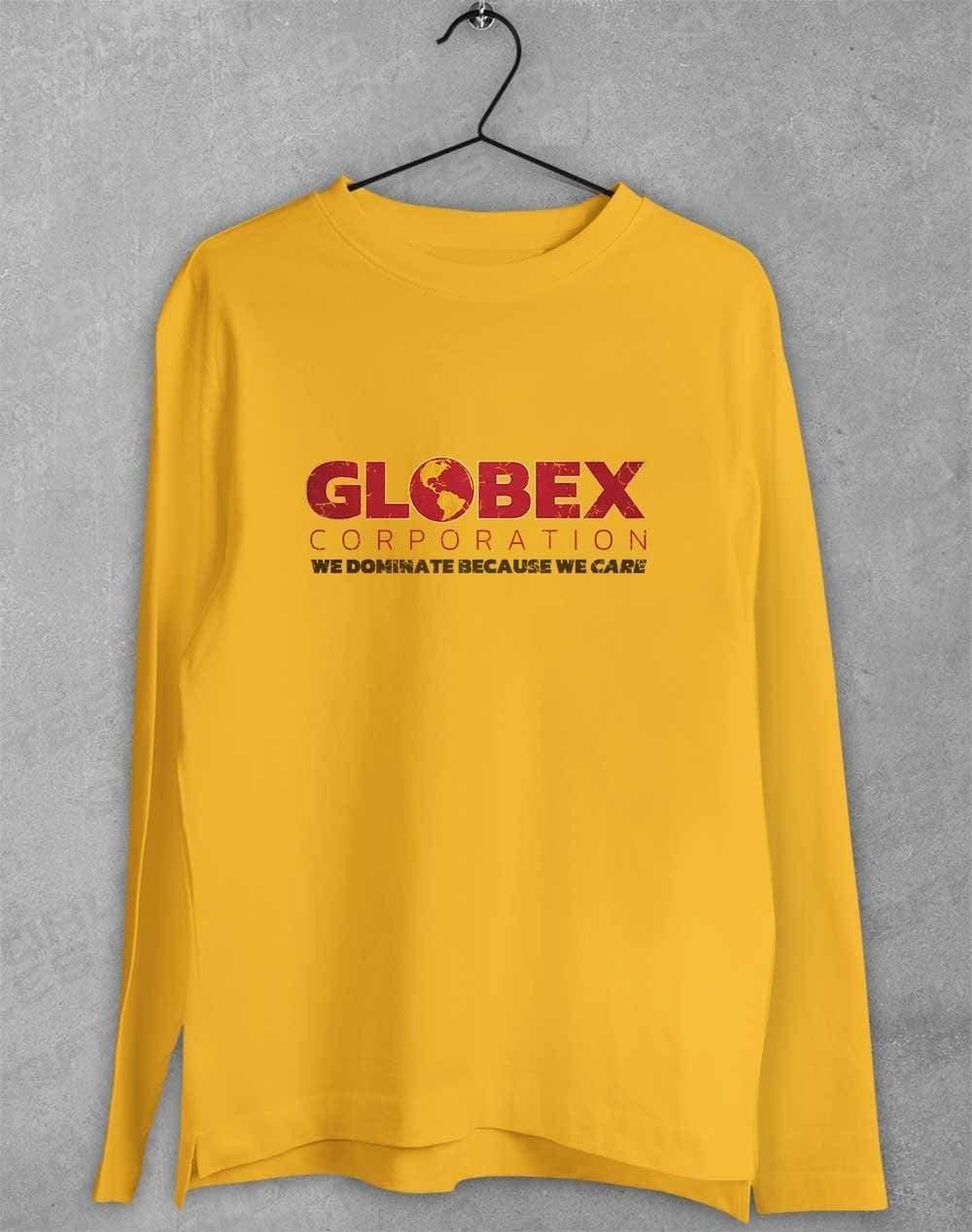 Globex Corporation Long Sleeve T-Shirt S / Gold  - Off World Tees