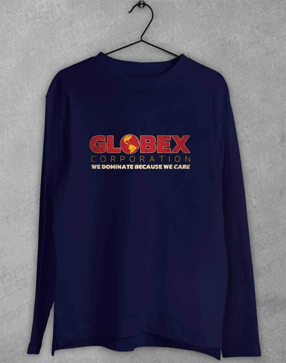 Globex Corporation Long Sleeve T-Shirt S / Navy  - Off World Tees
