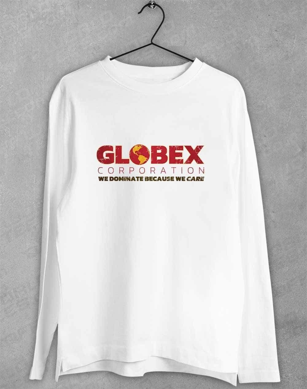 Globex Corporation Long Sleeve T-Shirt S / White  - Off World Tees