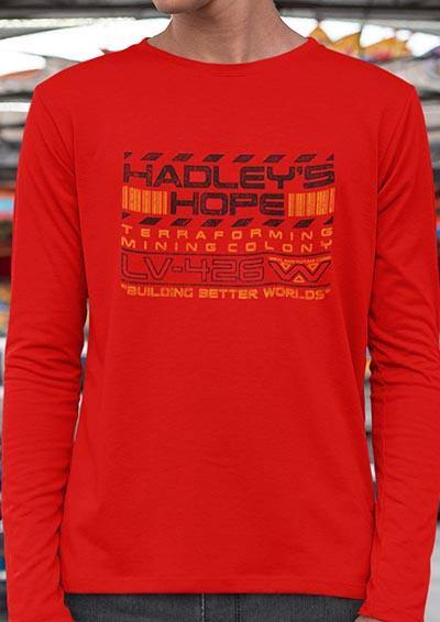 Hadley's Hope LV426 Long Sleeve T-Shirt  - Off World Tees