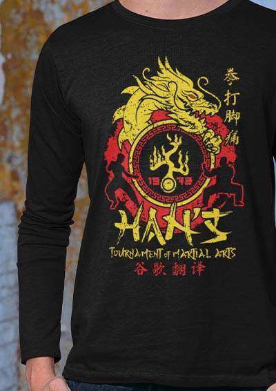Han's Tournament of Martial Arts Long Sleeve T-Shirt  - Off World Tees