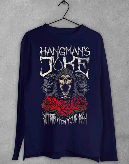 Hangman's Joke Retribution Tour 94 Long Sleeve T-Shirt S / Navy  - Off World Tees
