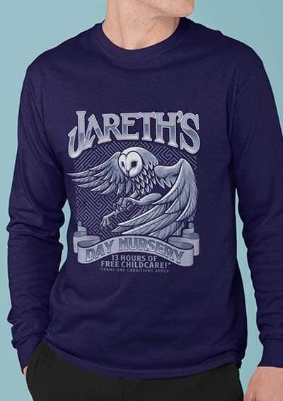 Jareth's Day Nursery Long Sleeve T-Shirt  - Off World Tees