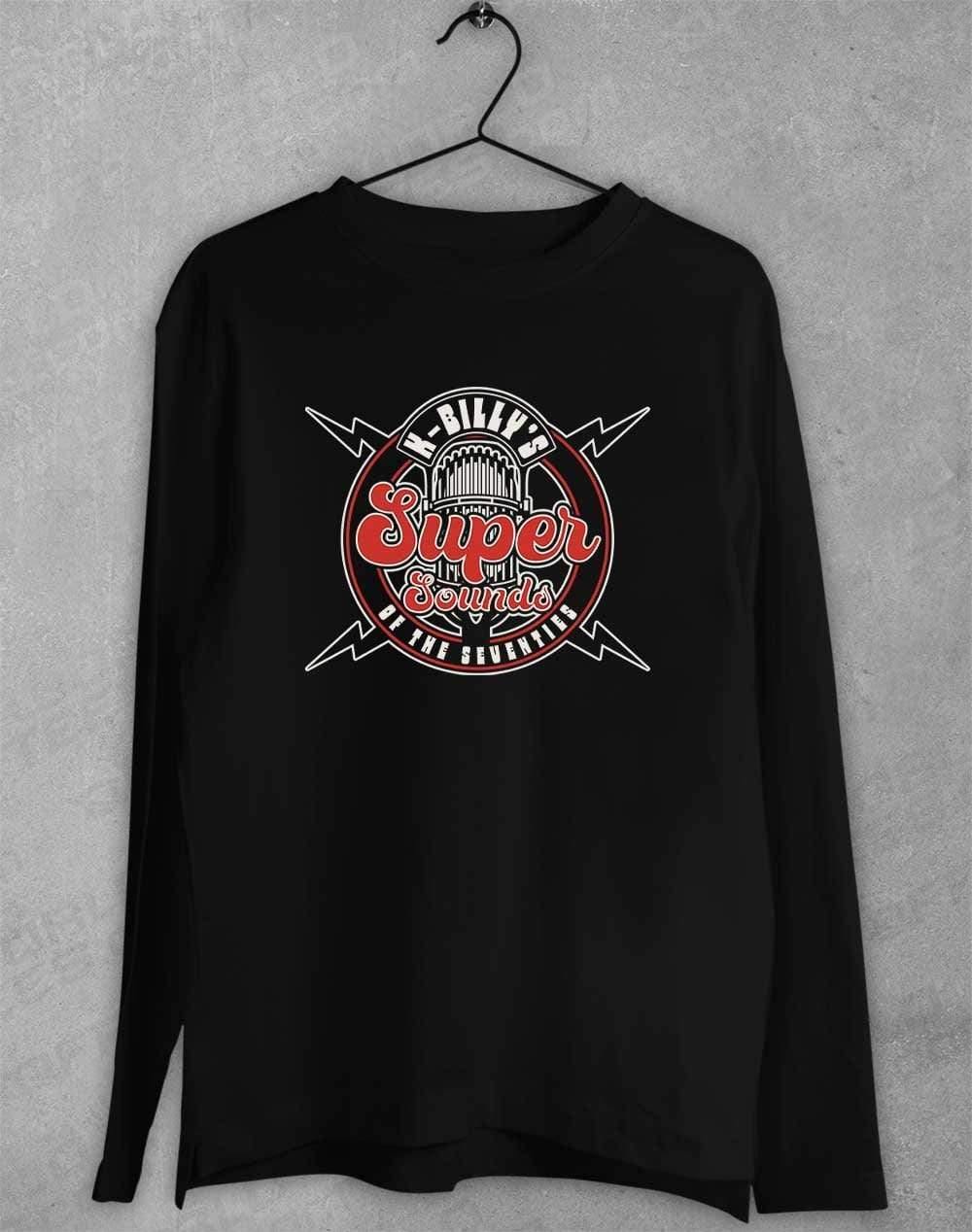 K-Billy's Super Sounds of the 70's Long Sleeve T-Shirt S / Black  - Off World Tees